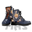 Karasuno Leather Boots Custom Anime Haikyuu Hight Boots