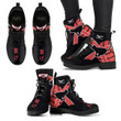Nekoma Leather Boots Custom Anime Haikyuu Hight Boots