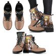 Krista Lenz Leather Boots Custom Anime Atack on titan Hight Boots