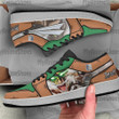 Mikasa Ackerman Shoes Low JD Sneakers Custom Attack On Titan Water Breathing Anime Shoes