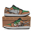Mikasa Ackerman Shoes Low JD Sneakers Custom Attack On Titan Water Breathing Anime Shoes