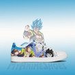Gogeta Blue Skate Shoes Custom Dragon Ball Anime Sneakers