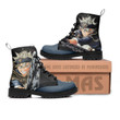 Asta Leather Boots Custom Anime Black Clover Hight Boots