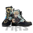 Luck Voltia Leather Boots Custom Anime Black Clover Hight Boots