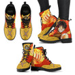Monkey D. Luffy Leather Boots Custom Anime One Piece Hight Boots