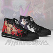 Satoru x Sukuna High Top Canvas Shoes Custom Jujutsu Kaisen Anime Sneakers