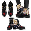 Misa Amane Leather Boots Custom Anime Death Note Hight Boots
