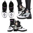 Kuchiki Byakuya Leather Boots Custom Anime Bleach Hight Boots