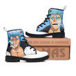 Grimmjow Jeagerjaques Leather Boots Custom Anime Bleach Hight Boots