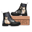 Hijikata Toshirou Leather Boots Custom Anime Gintama Hight Boots