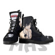Gray Fullbuster Leather Boots Custom Anime Inuyasha Hight Boots