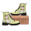 Winry Rockbell Leather Boots Custom Anime Fullmetal Alchemist Hight Boots