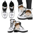 Mark Leather Boots Custom Anime The Promised Neverland Hight Boots