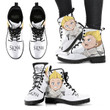 lannion Leather Boots Custom Anime The Promised Neverland Hight Boots