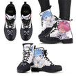 Rem & Ram Leather Boots Custom Anime Re Zero Hight Boots