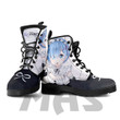 Rem & Ram Leather Boots Custom Anime Re Zero Hight Boots