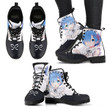 Rem Leather Boots Custom Anime Re Zero Hight Boots