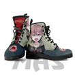 Makoto Naegi Leather Boots Custom Anime Monokuma Hight Boots