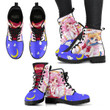 Sailor Moon x Sailor Chibi Moon Leather Boots Custom Anime Sailor Moon Hight Boots