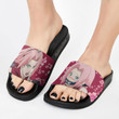 Haruno Sakura Pattern Sandals Custom Naruto Footwear