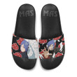 Konan Pattern Sandals Custom Naruto Anime Footwear