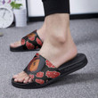 Obito Uchiha Pattern Sandals Custom Naruto Anime Footwear