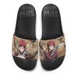 Gaara Pattern Sandals Custom Naruto Anime Footwear