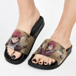 Gaara Pattern Sandals Custom Naruto Anime Footwear