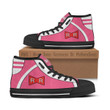 Android 18 High Top Sneakers Custom Dragon Ball Anime Canvas Shoes
