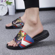 All Might Pattern Sandals Custom My Hero Academia Anime Footwear