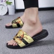 Naruto Kyuubi Chakra Mode Pattern Sandals Custom Naruto Anime Footwear