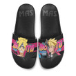 Uzumaki Boruto Pattern Sandals Custom Naruto Anime Footwear