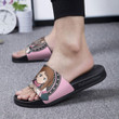 Ochako Uraraka Pattern Sandals Custom My Hero Academia Anime Footwear