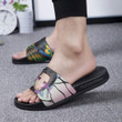 Giyu x shinobu Pattern Sandals Custom Demon Slayer Footwear
