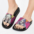 Daki Pattern Sandals Custom Demon Slayer Footwear