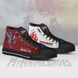 Shoto Todoroki Shoes My Hero Academia High Tops Canvas Custom Anime Sneakers