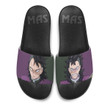 Demon Slayer Slide Sandals Custom Genya Shinazugawa Footwear