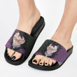Demon Slayer Slide Sandals Custom Genya Shinazugawa Footwear