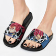 Dragon Ball Slide Sandals Custom Vegeta God Footwear