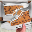 Poodle Pattern High Top Canvas Shoes Custom Animals Sneakers
