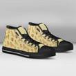 Golden Retrieve Pattern High Top Canvas Shoes Custom Animals Sneakers