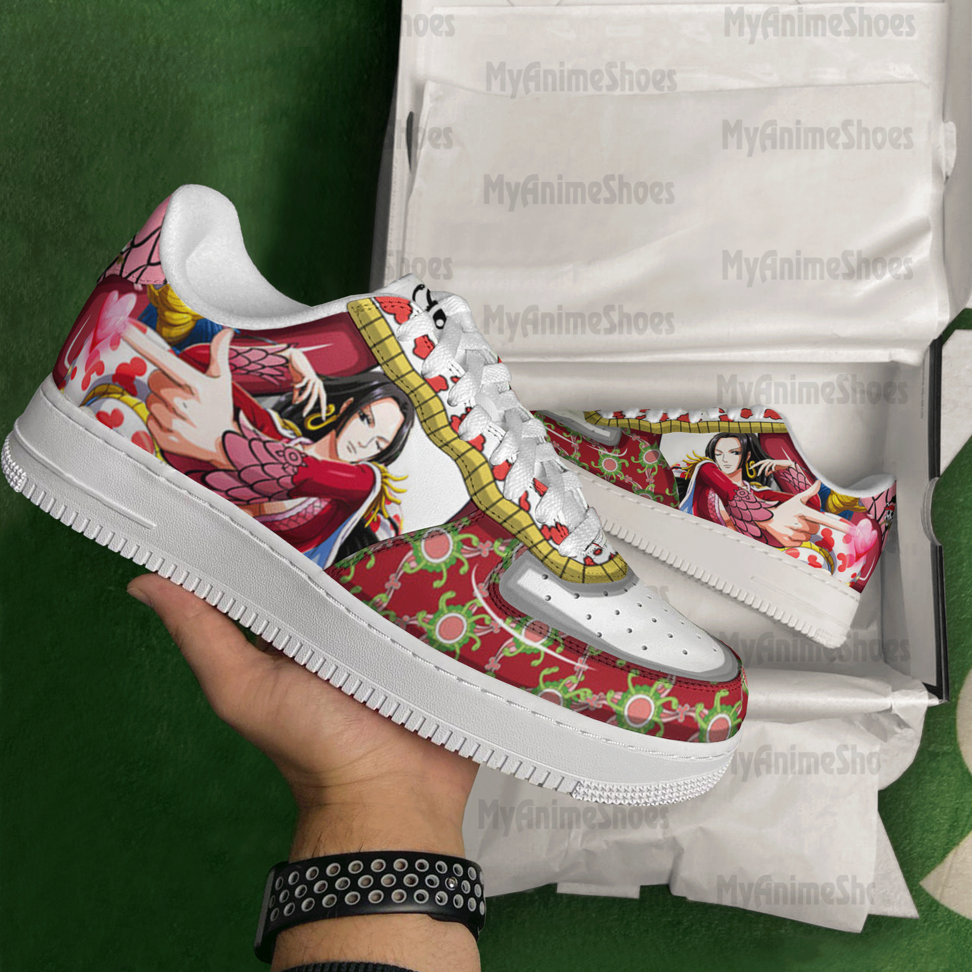 Boa Hancock AF Shoes Custom One Piece Anime Sneakers