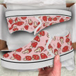 Red Toad Mushroom Custom Slip-on Shoes
