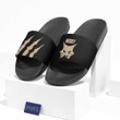 MSBY Black Jackal Slide Sandals Custom Haikyuu Footwear
