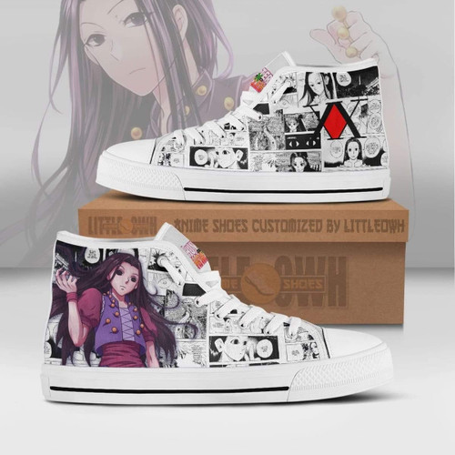 Hunter x Hunter Shoes Anime High Tops Custom Sneakers Illumi Zoldyck