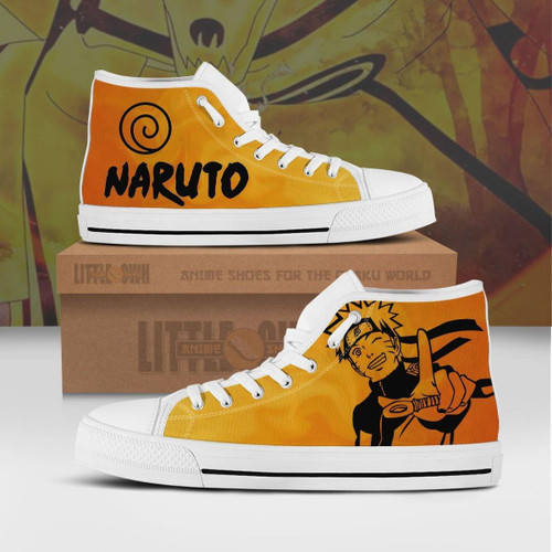 Naruto Shoes Anime High Tops Canvas Sneakers