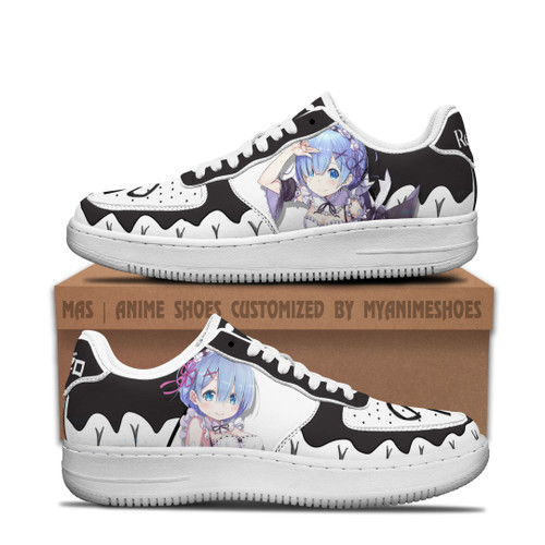 Rem AF Shoes Custom Re Zero Anime Sneakers