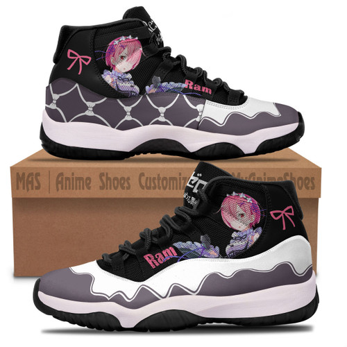 Ram Shoes Custom Re zero Anime JD11 Sneakers