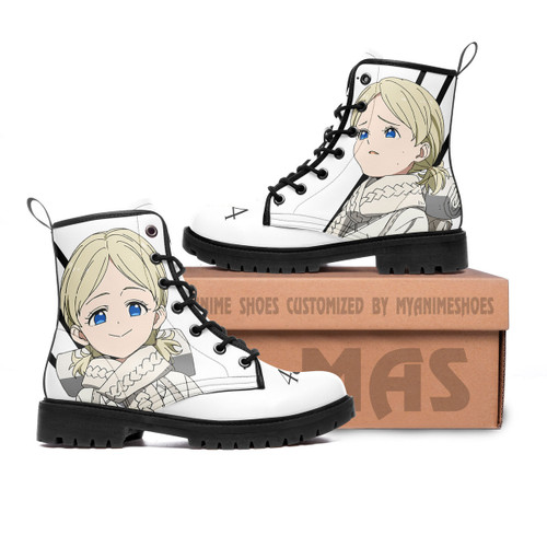 Anna Leather Boots Custom Anime The Promised Neverland Hight Boots
