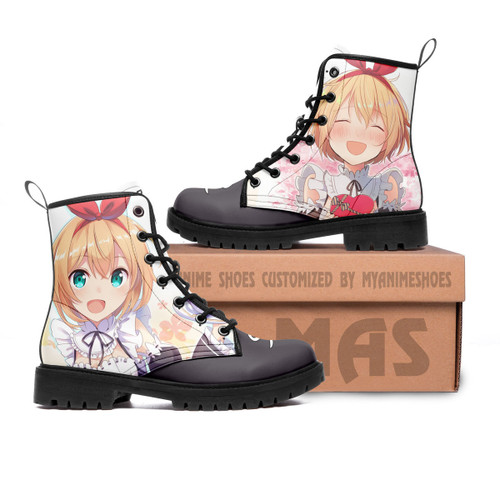 Petra Leyte Leather Boots Custom Anime Re Zero Hight Boots